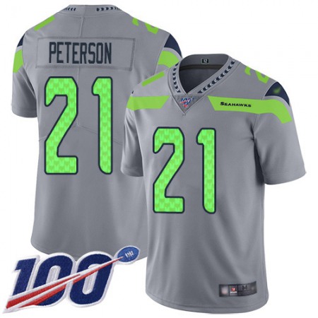 Nike Seahawks #21 Adrian Peterson Gray Youth Stitched NFL Limited Inverted Legend 100th Season Jersey