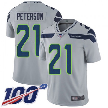 Nike Seahawks #21 Adrian Peterson Grey Alternate Youth Stitched NFL 100th Season Vapor Untouchable Limited Jersey