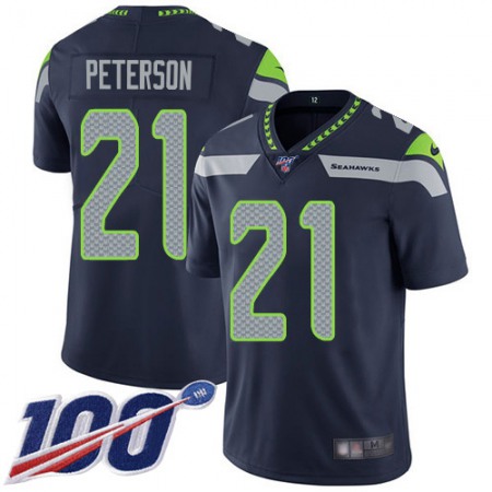 Nike Seahawks #21 Adrian Peterson Steel Blue Team Color Youth Stitched NFL 100th Season Vapor Untouchable Limited Jersey