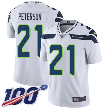 Nike Seahawks #21 Adrian Peterson White Youth Stitched NFL 100th Season Vapor Untouchable Limited Jersey