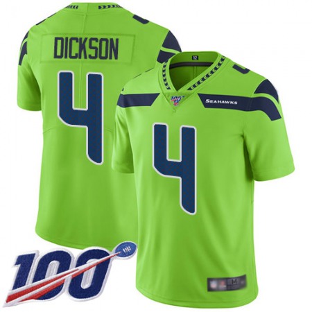Nike Seahawks #4 Michael Dickson Green Youth Stitched NFL Limited Rush 100th Season Jersey