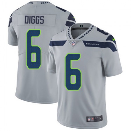 Nike Seahawks #6 Quandre Diggs Grey Alternate Youth Stitched NFL Vapor Untouchable Limited Jersey