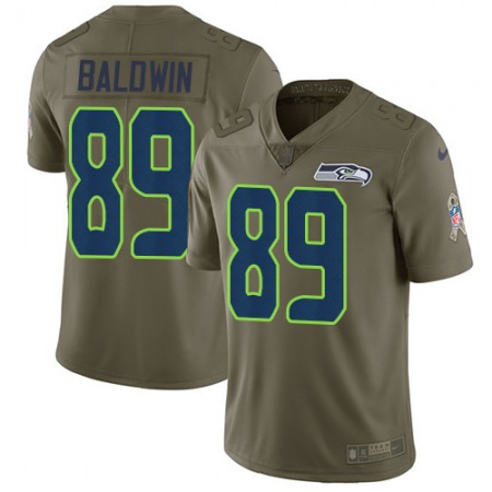 Nike Seahawks #89 Doug Baldwin Olive Youth Stitched NFL Limited 2017 Salute to Service Jersey