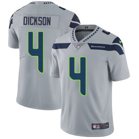 Nike Seahawks #4 Michael Dickson Grey Alternate Men's Stitched NFL Vapor Untouchable Limited Jersey