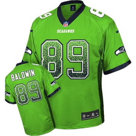 Nike Seahawks #89 Doug Baldwin Green Men's Stitched NFL Elite Drift Fashion Jersey