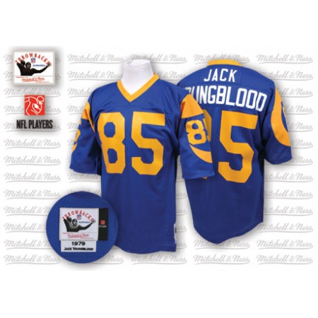 Mitchell And Ness 1979 Rams #85 Jack Youngblood Blue Throwback Stitched NFL Jersey