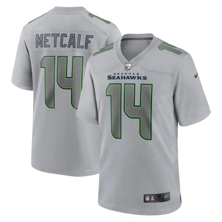 Seattle Seahawks #14 DK Metcalf Nike Men's Gray Atmosphere Fashion Game Jersey