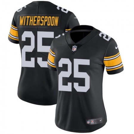 Nike Steelers #25 Ahkello Witherspoon Black Alternate Women's Stitched NFL Vapor Untouchable Limited Jersey