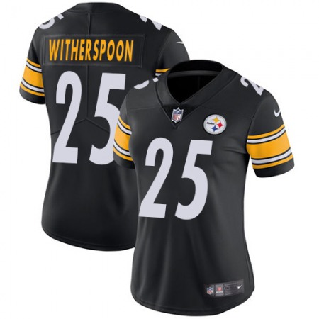 Nike Steelers #25 Ahkello Witherspoon Black Team Color Women's Stitched NFL Vapor Untouchable Limited Jersey
