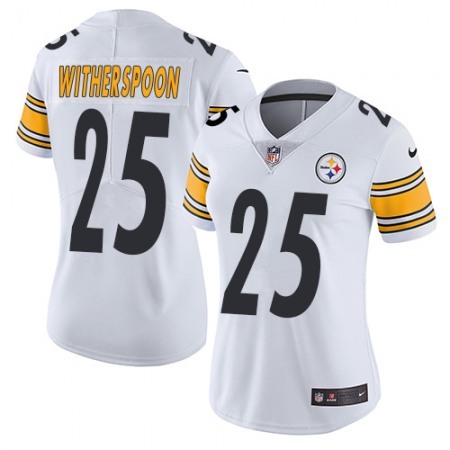 Nike Steelers #25 Ahkello Witherspoon White Women's Stitched NFL Vapor Untouchable Limited Jersey