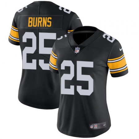 Nike Steelers #25 Artie Burns Black Alternate Women's Stitched NFL Vapor Untouchable Limited Jersey