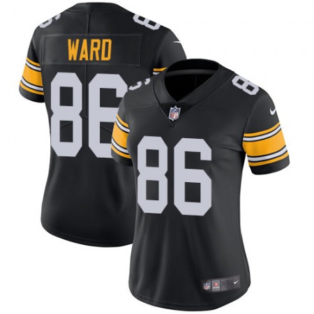 Nike Steelers #86 Hines Ward Black Alternate Women's Stitched NFL Vapor Untouchable Limited Jersey