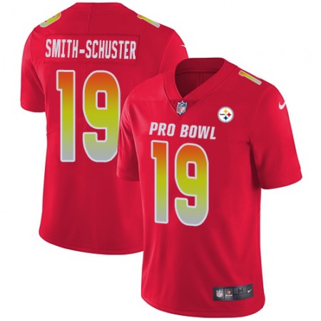 Nike Steelers #19 JuJu Smith-Schuster Red Youth Stitched NFL Limited AFC 2019 Pro Bowl Jersey