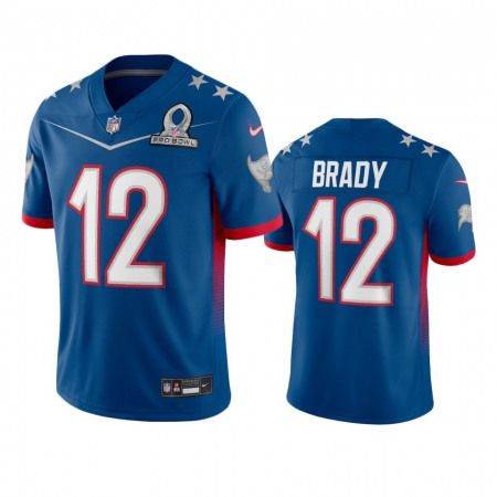 Nike Buccaneers #12 Tom Brady Men's NFL 2022 NFC Pro Bowl Game Jersey Royal