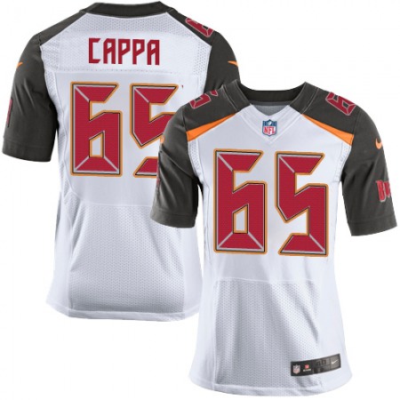 Nike Buccaneers #65 Alex Cappa White Men's Stitched NFL New Elite Jersey