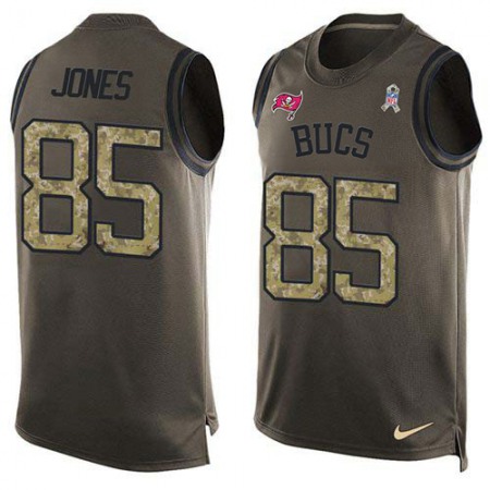 Nike Buccaneers #85 Julio Jones Green Men's Stitched NFL Limited Salute To Service Tank Top Jersey