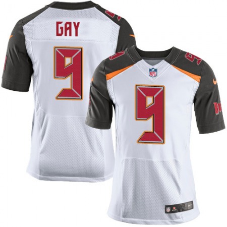 Nike Buccaneers #9 Matt Gay White Men's Stitched NFL New Elite Jersey