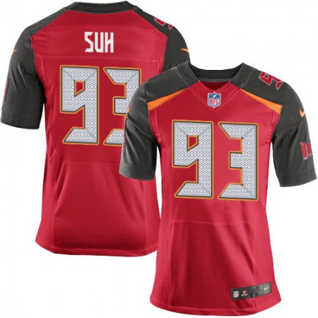 Nike Buccaneers #93 Ndamukong Suh Red Team Color Men's Stitched NFL Vapor Untouchable Elite Jersey