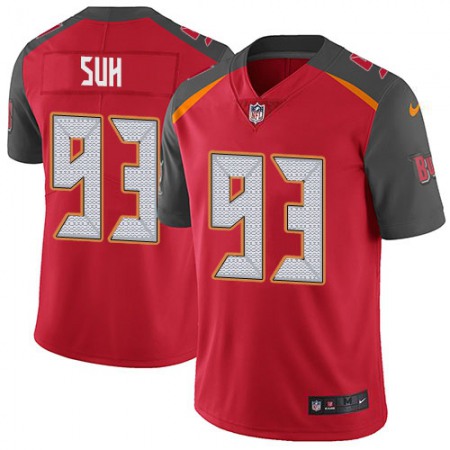 Nike Buccaneers #93 Ndamukong Suh Red Team Color Men's Stitched NFL Vapor Untouchable Limited Jersey