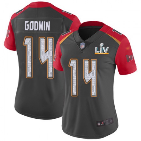 Nike Buccaneers #14 Chris Godwin Gray Women's Super Bowl LV Bound Stitched NFL Limited Inverted Legend Jersey
