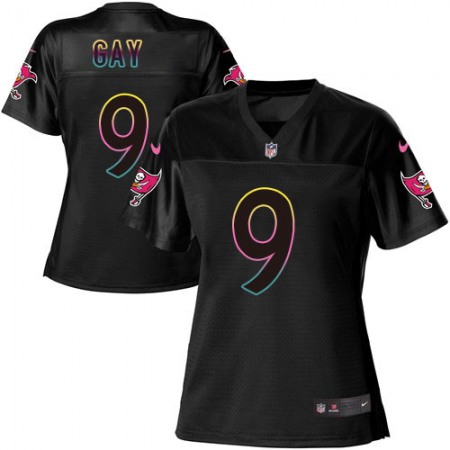 Nike Buccaneers #9 Matt Gay Black Women's NFL Fashion Game Jersey