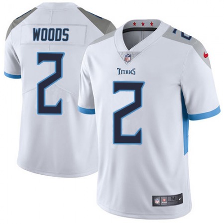Nike Titans #2 Robert Woods White Men's Stitched NFL Vapor Untouchable Limited Jersey