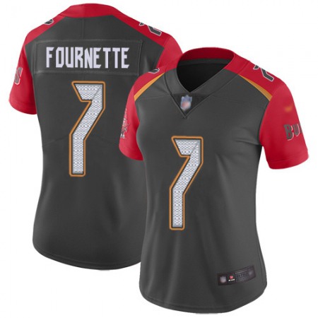 Tampa Bay Buccaneers #7 Leonard Fournette Gray Women's Stitched NFL Limited Inverted Legend Jersey