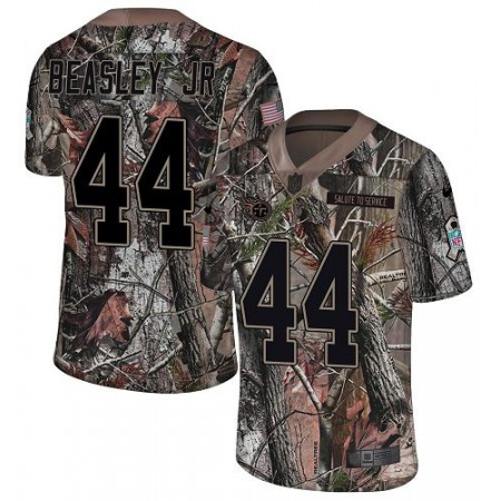 Nike Titans #44 Vic Beasley Jr Camo Men's Stitched NFL Limited Rush Realtree Jersey