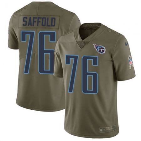 Nike Titans #76 Rodger Saffold Olive Men's Stitched NFL Limited 2017 Salute to Service Jersey