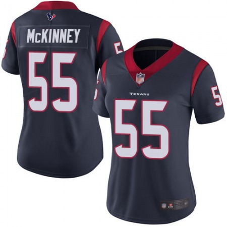 Nike Texans #55 Benardrick McKinney Navy Blue Team Color Women's Stitched NFL Vapor Untouchable Limited Jersey