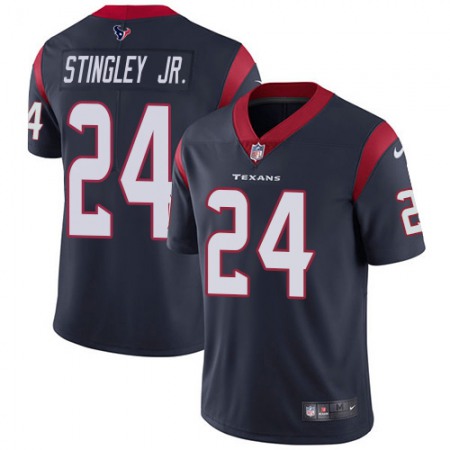 Nike Texans #24 Derek Stingley Jr. Navy Blue Team Color Youth Stitched NFL Vapor Untouchable Limited Jersey