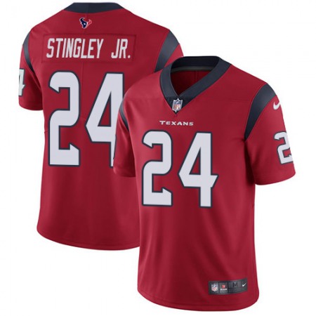 Nike Texans #24 Derek Stingley Jr. Red Alternate Youth Stitched NFL Vapor Untouchable Limited Jersey