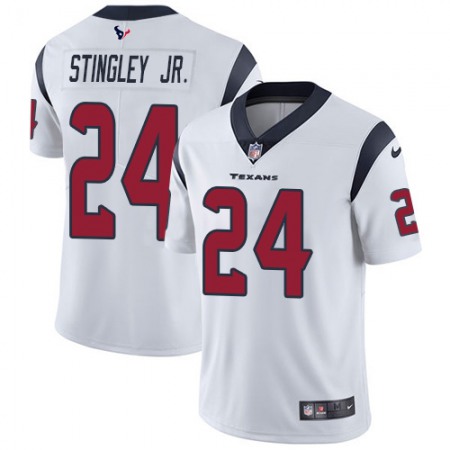 Nike Texans #24 Derek Stingley Jr. White Youth Stitched NFL Vapor Untouchable Limited Jersey