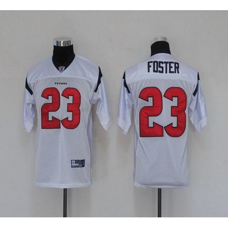 Texans #23 Arian Foster White Stitched Youth NFL Jersey