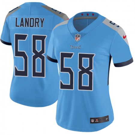 Nike Titans #58 Harold Landry Light Blue Alternate Women's Stitched NFL Vapor Untouchable Limited Jersey