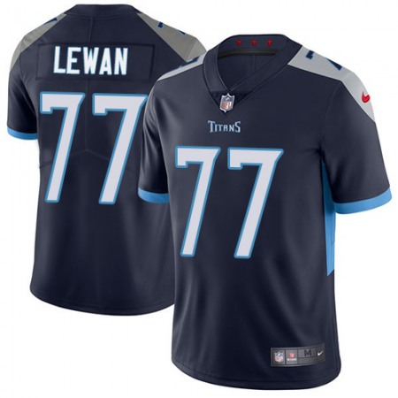 Nike Titans #77 Taylor Lewan Navy Blue Team Color Youth Stitched NFL Vapor Untouchable Limited Jersey