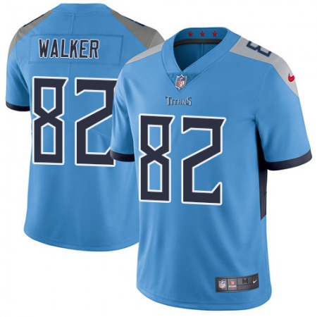 Nike Titans #82 Delanie Walker Light Blue Alternate Youth Stitched NFL Vapor Untouchable Limited Jersey
