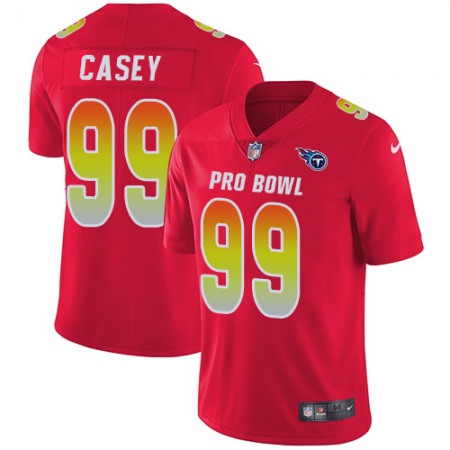 Nike Titans #99 Jurrell Casey Red Youth Stitched NFL Limited AFC 2019 Pro Bowl Jersey