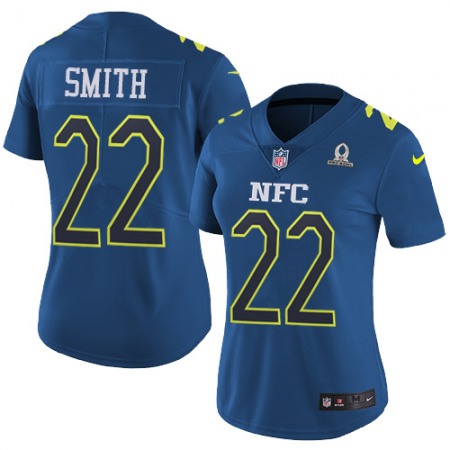 Nike Vikings #22 Harrison Smith Navy Women's Stitched NFL Limited NFC 2017 Pro Bowl Jersey