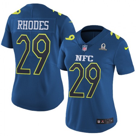 Nike Vikings #29 Xavier Rhodes Navy Women's Stitched NFL Limited NFC 2017 Pro Bowl Jersey