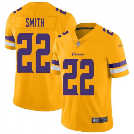 Nike Vikings #22 Harrison Smith Gold Youth Stitched NFL Limited Inverted Legend Jersey