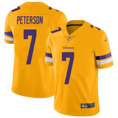 Nike Vikings #7 Patrick Peterson Gold Youth Stitched NFL Limited Inverted Legend Jersey