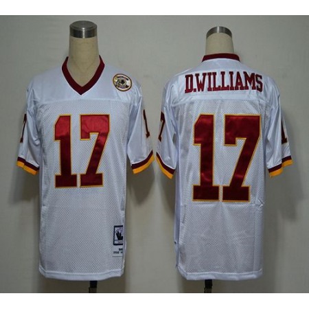 Mitchell and Ness 50TH Nike Commanders #17 Doug Williams White Stitched NFL Jersey
