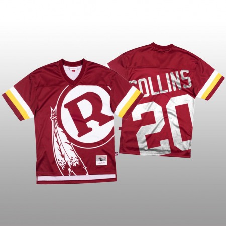NFL Washington Commanders #20 Landon Collins Red Men's Mitchell & Nell Big Face Fashion Limited NFL Jersey