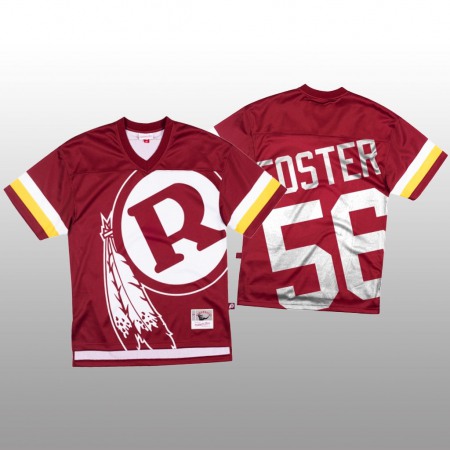 NFL Washington Commanders #56 Reuben Foster Red Men's Mitchell & Nell Big Face Fashion Limited NFL Jersey