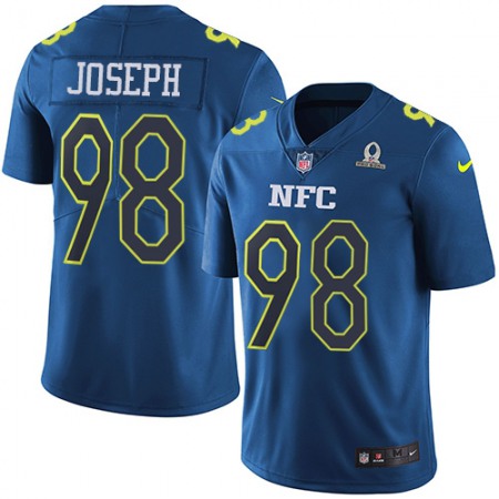 Nike Vikings #98 Linval Joseph Navy Youth Stitched NFL Limited NFC 2017 Pro Bowl Jersey