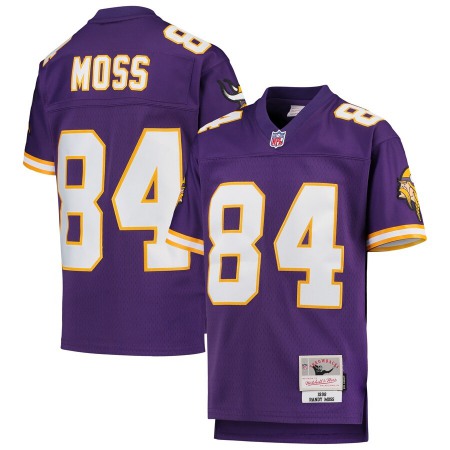 Youth Minnesota Vikings #84 Randy Moss Mitchell & Ness Purple 1998 Legacy Retired Player Jersey