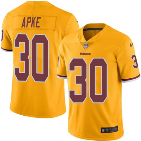 Nike Commanders #30 Troy Apke Gold Men's Stitched NFL Limited Rush Jersey