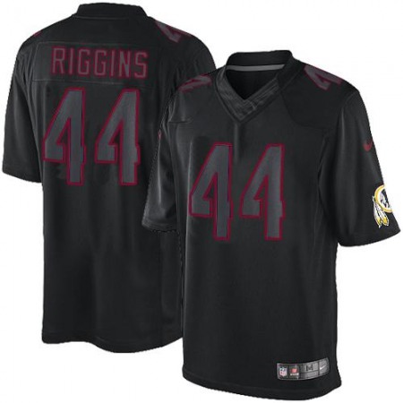 Nike Commanders #44 John Riggins Black Men's Stitched NFL Impact Limited Jersey