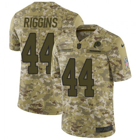 Nike Commanders #44 John Riggins Camo Men's Stitched NFL Limited 2018 Salute To Service Jersey